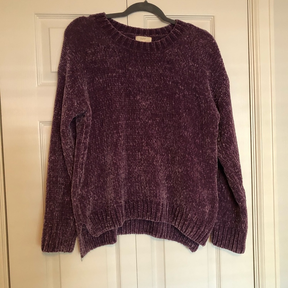 PURPLE SWEATER